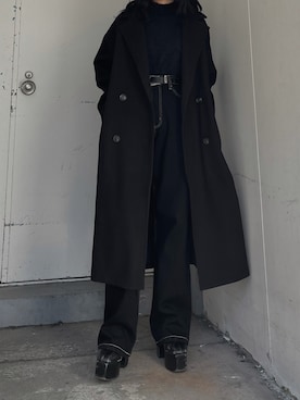 「EVRIS（エヴリス）のアイテム（ジャケット/アウター）」を使った、越後 穂乃香さん（レディース・150cm）の秋コーディネート