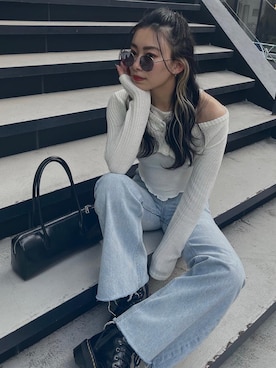 越後 穂乃香さん（レディース・150cm）の春コーディネート