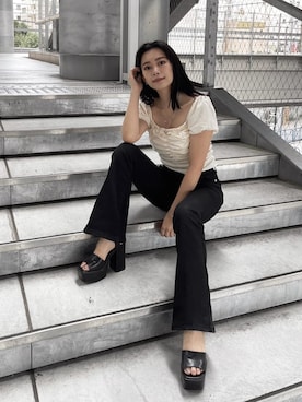 越後 穂乃香さん（レディース・150cm）の夏コーディネート