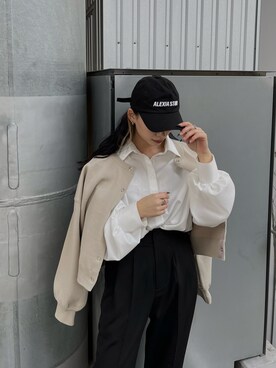 越後 穂乃香さん（レディース・150cm）の冬コーディネート