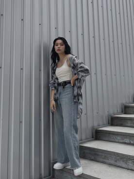 越後 穂乃香さん（レディース・150cm）の夏コーディネート