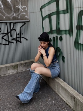 越後 穂乃香さん（レディース・150cm）の夏コーディネート