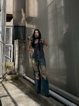 越後 穂乃香さん（レディース・150cm）の春コーディネート