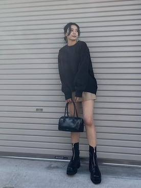 越後 穂乃香さん（レディース・150cm）の冬コーディネート