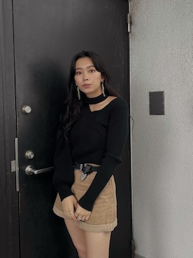 越後 穂乃香さん（レディース・150cm）の秋コーディネート