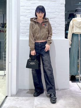 小島えみるさんの（X-girl | エックスガール）を使ったコーディネート