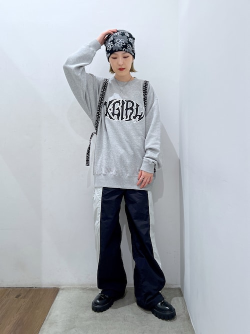 X-girl BICOLOR JACKET & PANTS セットアップ X-girl - エックスガール