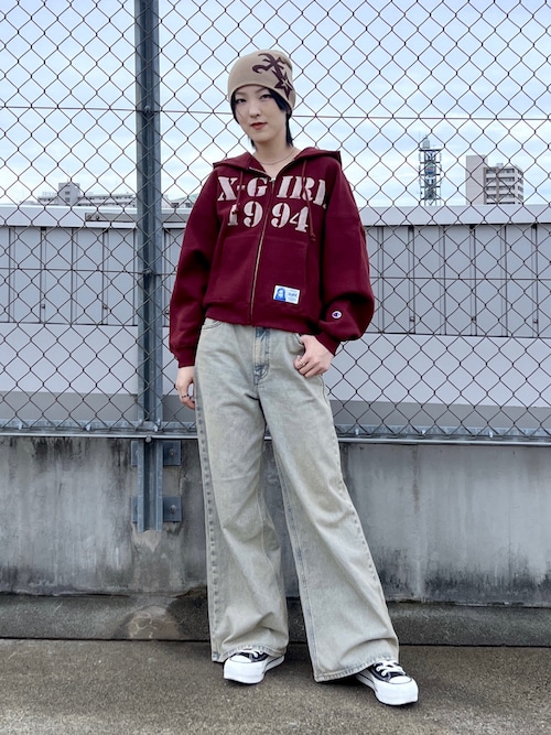 【c10h15N】FR2 メタリック銀兎 ビッグロゴパーカー ワインレッド 完売/入手困難】FR2 メタリック銀兎 ビッグロゴパーカー M ワインレッド