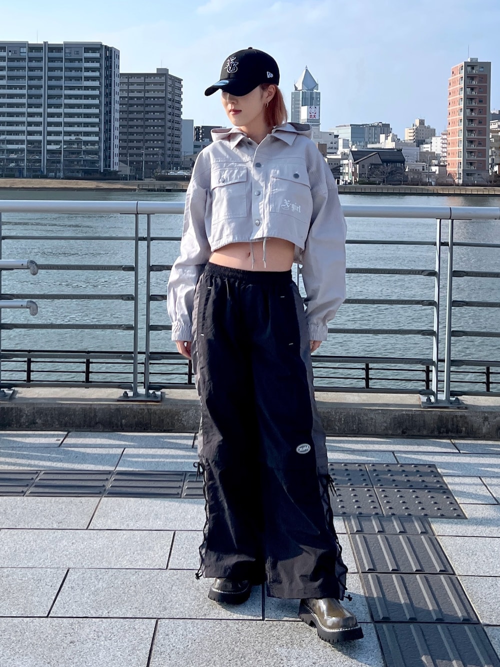 X-girlのアイテムを使った「ショート丈アウター」の人気
