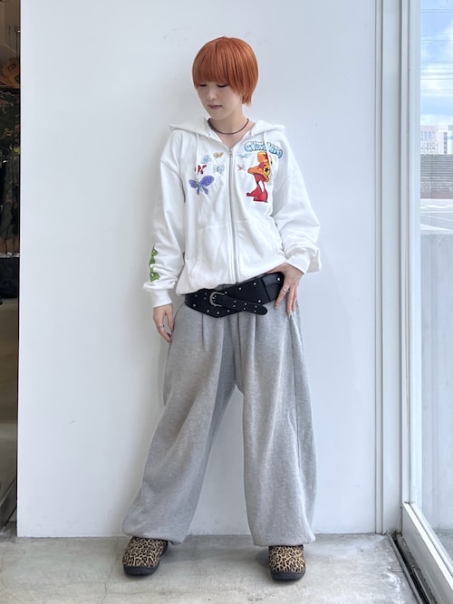 X-girl x Mark Bode ZIP UP SWEAT HOODIE（パーカー）｜X-girl