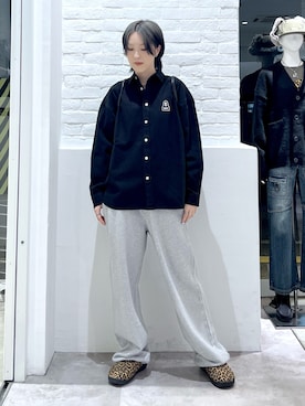 「アイテム（バックパック/リュック）」を使った、Emiruさん（レディース・165cm）の秋コーディネート
