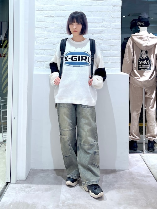 LOGO JACQUARD TAPE BACKPACK(バックパック/リュック)|X-girl LOGO JACQUARD TAPE BACKPACK(バックパック/リュック)|X-girl