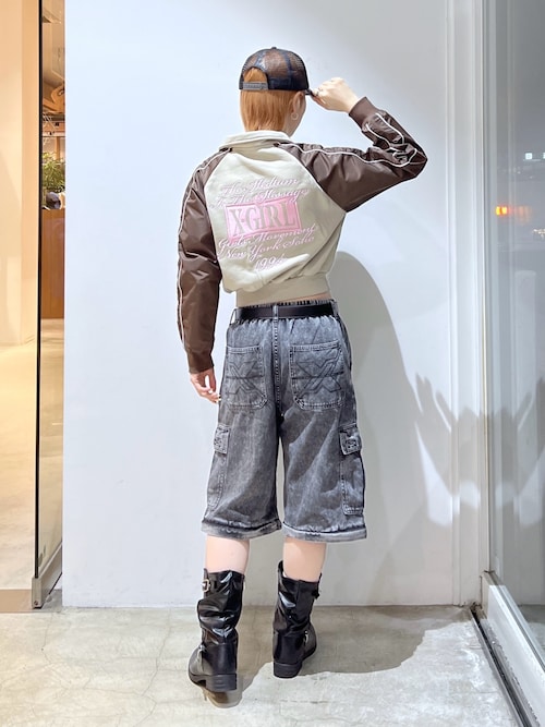 セール】WASHED 2WAY WIDE LEG CARGO PANTS（カーゴパンツ）｜X-girl