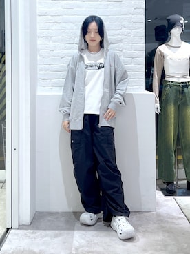 「X-girl（エックスガール）のアイテム」を使った、Emiruさん（レディース・165cm）の秋コーディネート