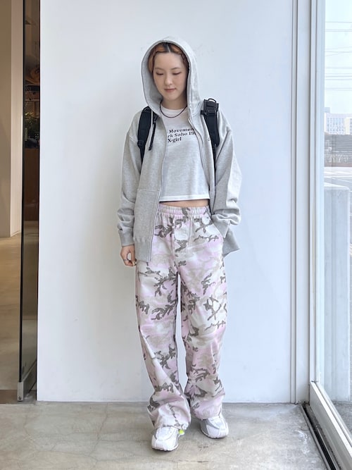 FACE LABEL LOOSE FIT EASY PANTS（その他パンツ）｜X-girl（エックス