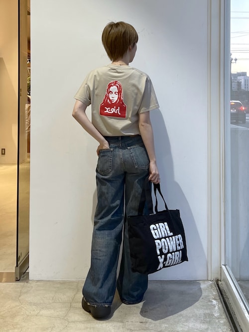 GIRL POWER BIG TOTE BAG（トートバッグ）｜X-girl（エックスガール