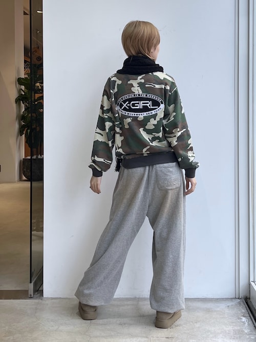 EMBROIDERY OVAL LOGO SWEAT TOP（スウェット）｜X-girl（エックス