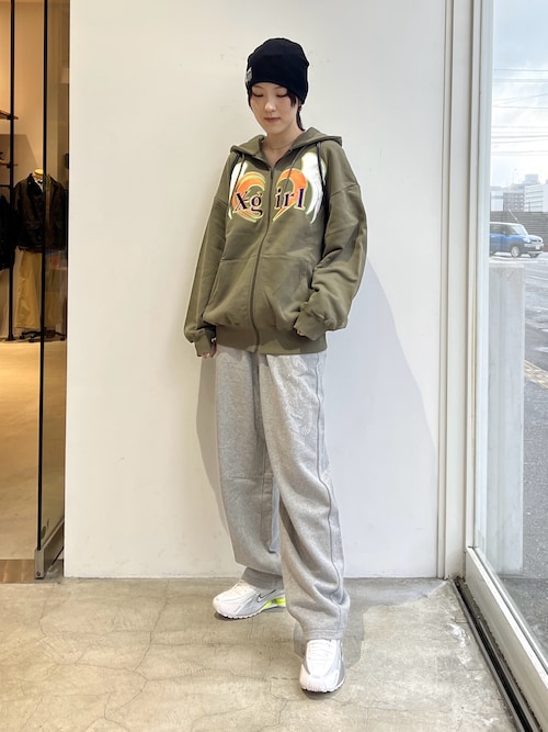 RHINESTONE CURSIVE LOGO SWEAT PANTS（スウェットパンツ）｜X-girl