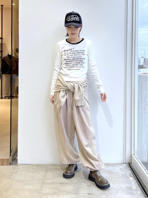 SPRAY PRINT ZIP UP HOODIE（パーカー）｜X-girl（エックスガール）の