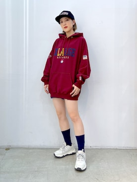 「XLARGE（エクストララージ）のアイテム」を使った、Emiruさん（レディース・165cm）の秋コーディネート