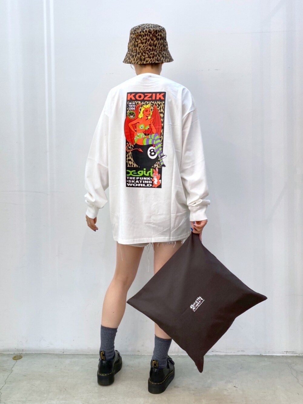 X-girl エックスガール ロゴクッション