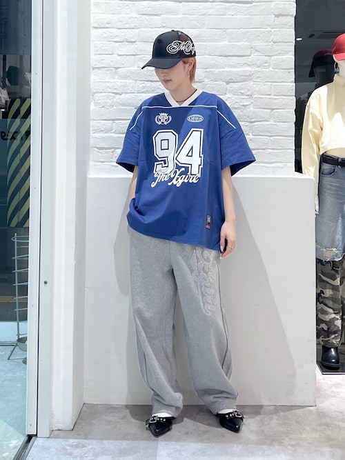 FACE LABEL NUMBER BIG TEE DRESS（ワンピース）｜X-girl（エックス