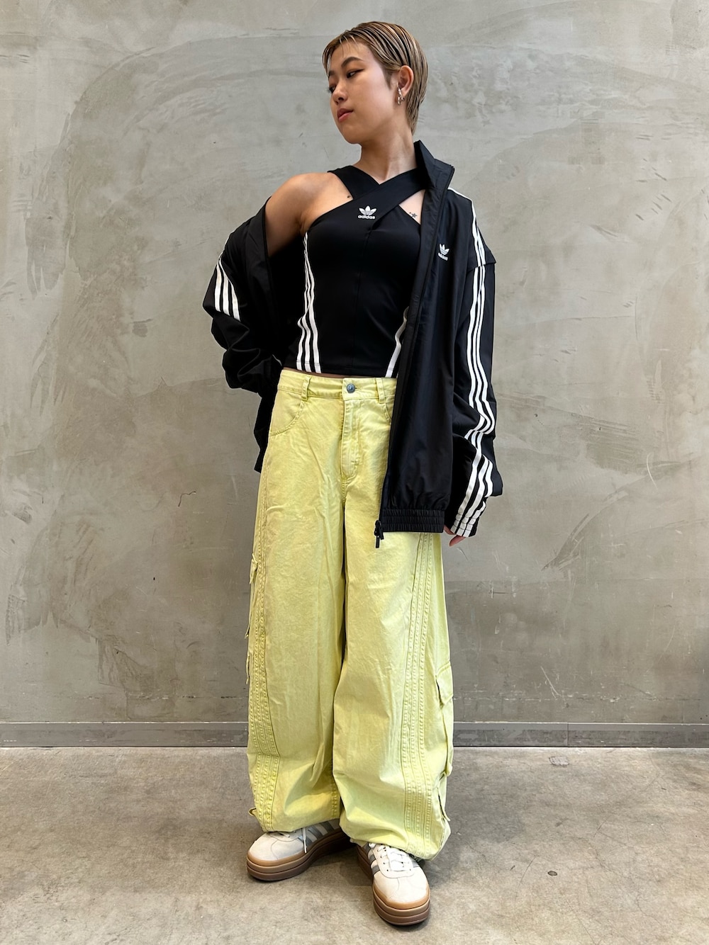 Adilenium シーズン 2 オーバーサイズ ジップオフトラックトップ