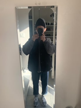 「niko and...（ニコアンド）のアイテム（その他アウター）」を使った、RISHI@YUさん（メンズ・173cm）の冬コーディネート