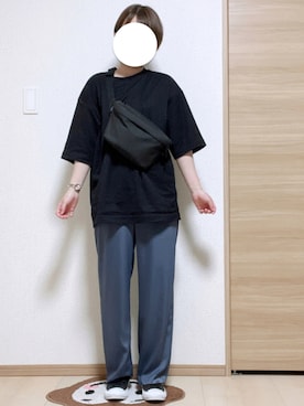 「UNIQLO U」｜miho☺︎相互フォローさん（レディース・152cm）の夏コーディネート