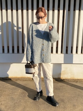 haRunaさん（レディース・162cm）の冬コーディネート