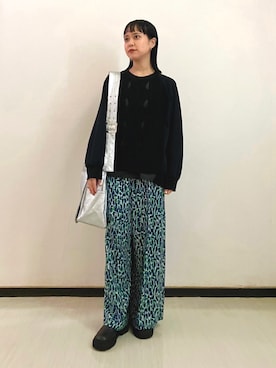 「サイドゴアブーツ」｜hagaさん（レディース・156cm）の秋コーディネート