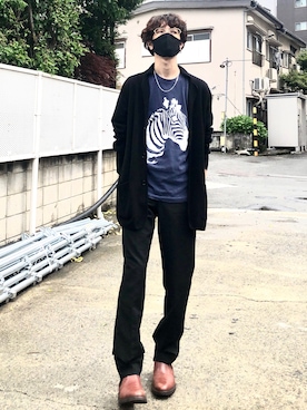 「Paul Smith（ポールスミス）のアイテム（スラックス）」を使った、YUSUKEさん（メンズ・174cm）の春コーディネート