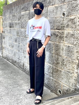 「Dedes（デデス）のアイテム」を使った、natsukiさん（メンズ・177cm）の春コーディネート