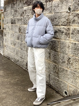 「BeAMS DOT（ビームスドット）のアイテム（ジャケット/アウター）」を使った、natsukiさん（メンズ・177cm）の冬コーディネート