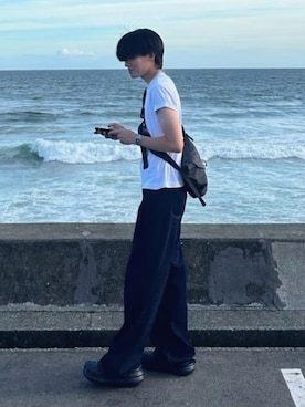 「crocs（クロックス）のアイテム」を使った、natsukiさん（メンズ・177cm）の秋コーディネート