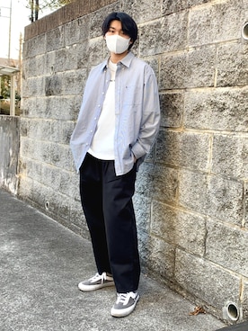 「はじめましてコーデ」｜「アイテム（アクセサリー）」を使った、natsukiさん（メンズ・177cm）の春コーディネート