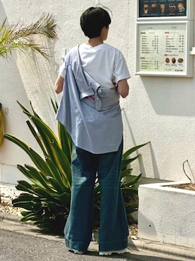 「soerte（ソエルテ）のアイテム（パンツ）」を使った、natsukiさん（メンズ・177cm）の秋コーディネート