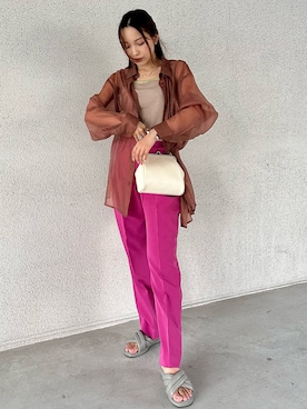「FUN FROM FUN（ファンフロムファン）のアイテム」を使った、Katieさん（レディース・155cm）の秋コーディネート