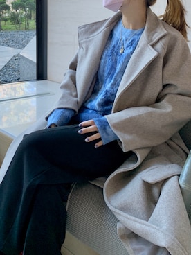 「LIAN（リアン）のアイテム（その他アウター）」を使った、Katieさん（レディース・155cm）の冬コーディネート
