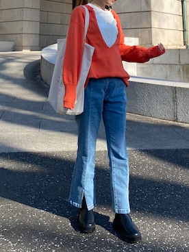 Katieさん（レディース・155cm）の冬コーディネート