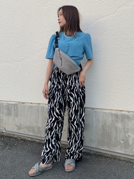 「Happy John（ハッピージョン）のアイテム」を使った、Katieさん（レディース・155cm）の春コーディネート