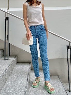 「FUN FROM FUN（ファンフロムファン）のアイテム」を使った、Katieさん（レディース・155cm）の秋コーディネート