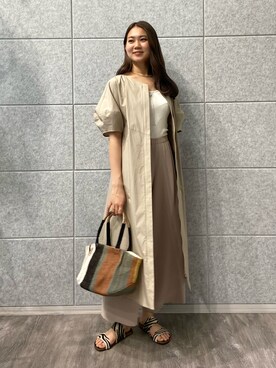 「デイリーカジュアル」｜「アイテム（その他）」を使った、yazuさん（レディース・165cm）の夏コーディネート