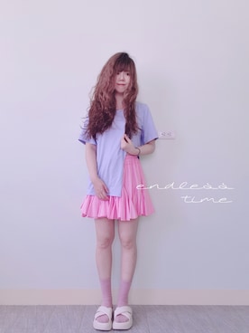 「N（エヌ）のアイテム」を使った、cheer 🤍さん（レディース・161cm）の夏コーディネート