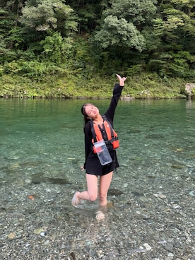 「アイテム（水着/着物・浴衣）」を使った、きちゃさん（レディース・155cm）の秋コーディネート