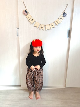 「MARKEY'S（マーキーズ）のアイテム」を使った、curemuさん（レディース・80cm）の冬コーディネート