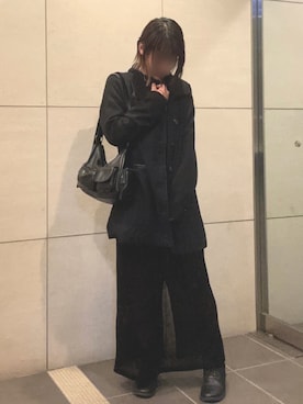 「アイテム（ワンピース）」を使った、はくめろさん（レディース・159cm）の秋コーディネート