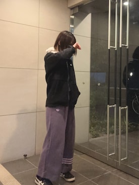 「アイテム（セットアップ）」を使った、はくめろさん（レディース・159cm）の秋コーディネート