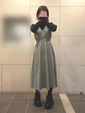 「PAGEBOY（ページボーイ）のアイテム」を使った、はくめろさん（レディース・159cm）の秋コーディネート