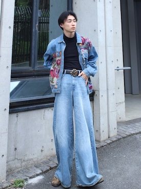 「GIVENCHY（ジバンシイ）のアイテム（トップス）」を使った、bun927bunさん（メンズ・180cm）の春コーディネート